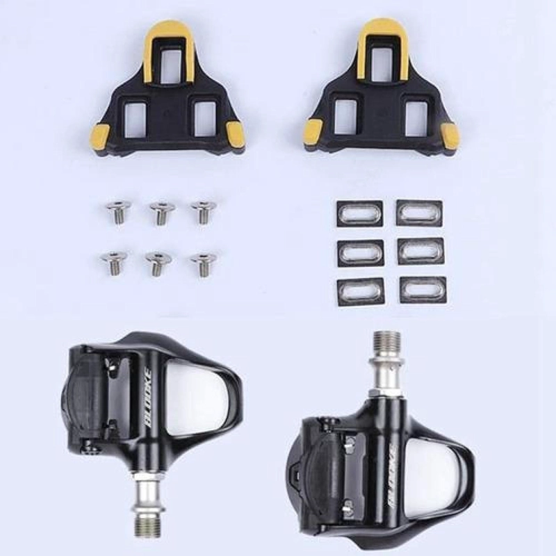 PEDALES DE RUTA + CALAS COMPATIBLE SHIMANO SPD BICICLETA - 6