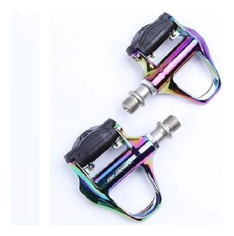 PEDALES DE RUTA + CALAS COMPATIBLE SHIMANO SPD BICICLETA - 8