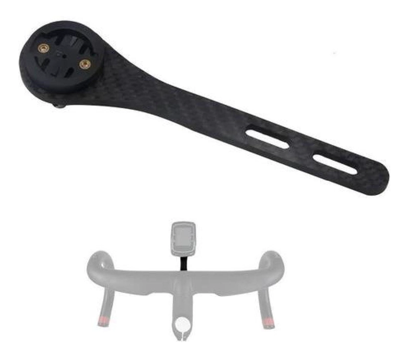 PORTA GPS DE FIBRA DE CARBONO PARA MANILLAR INTEGRADO - 1