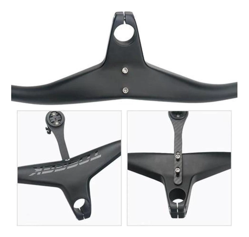 PORTA GPS DE FIBRA DE CARBONO PARA MANILLAR INTEGRADO - 6