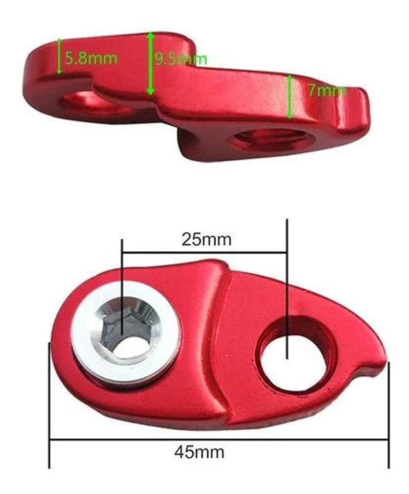 EXTENSOR DE PATA DE CAMBIO DESVIADOR ALARGADOR MTB Y RUTA - 3
