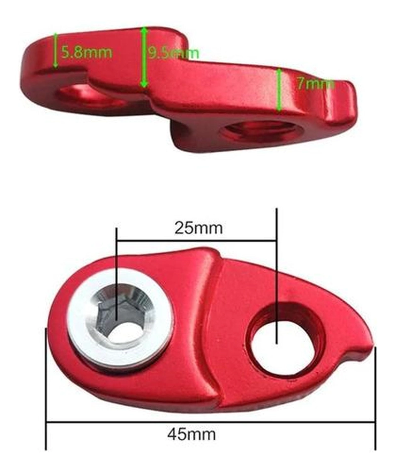 EXTENSOR DE PATA DE CAMBIO DESVIADOR ALARGADOR MTB Y RUTA - 3
