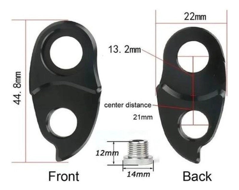 EXTENSOR DE PATA DE CAMBIO DESVIADOR ALARGADOR MTB Y RUTA - 4