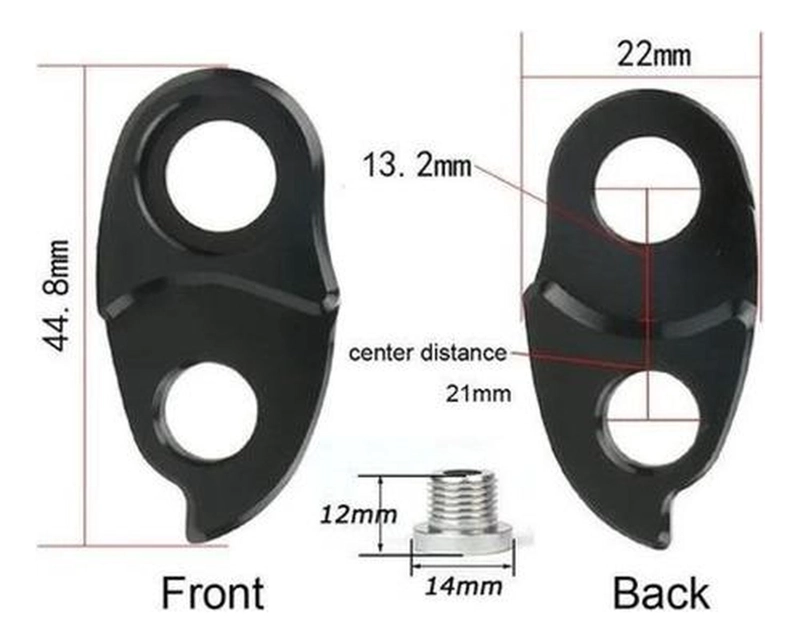 EXTENSOR DE PATA DE CAMBIO DESVIADOR ALARGADOR MTB Y RUTA - 9