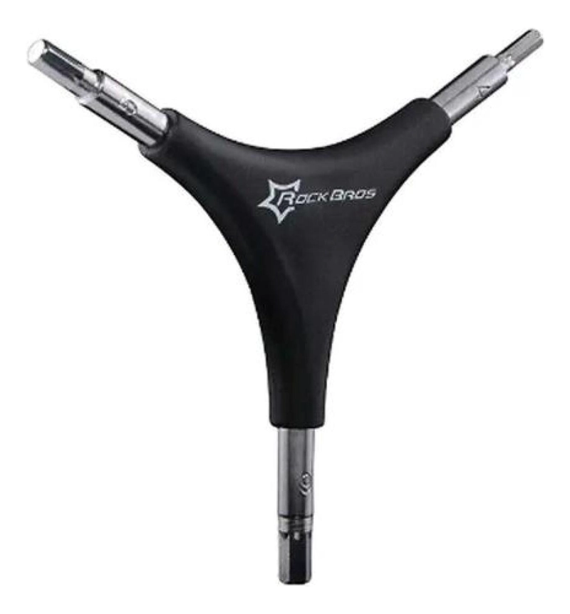LLAVES ROCKBROS HEXAGONALES ALLEN TIPO Y TRIAGULAR BICICLETA - 1