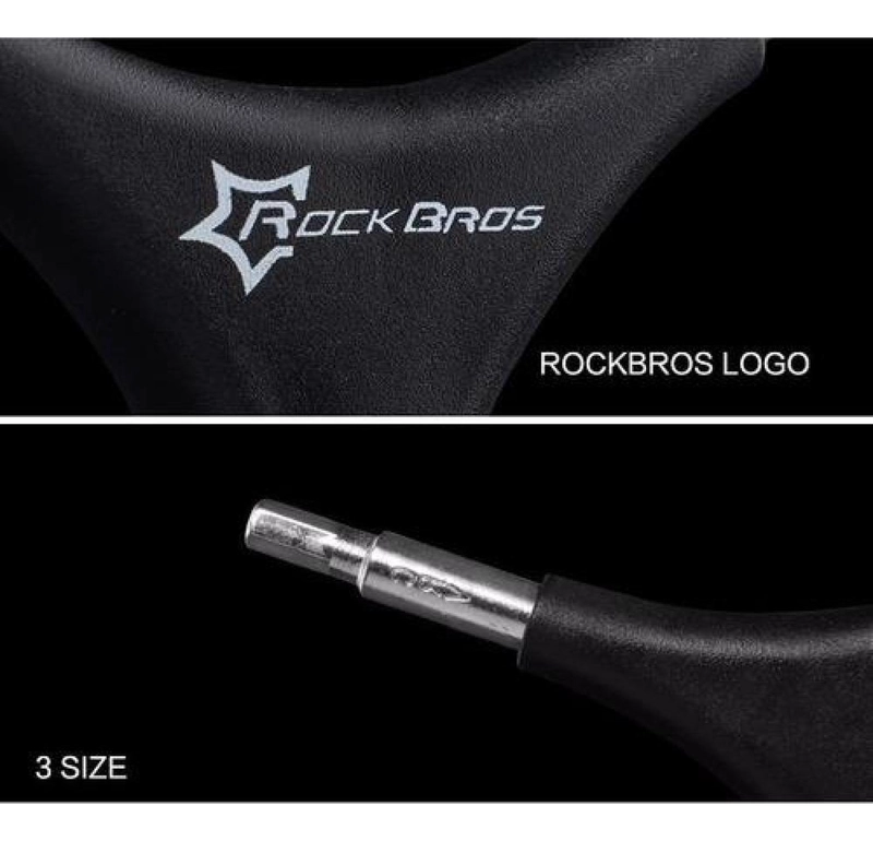 LLAVES ROCKBROS HEXAGONALES ALLEN TIPO Y TRIAGULAR BICICLETA - 7