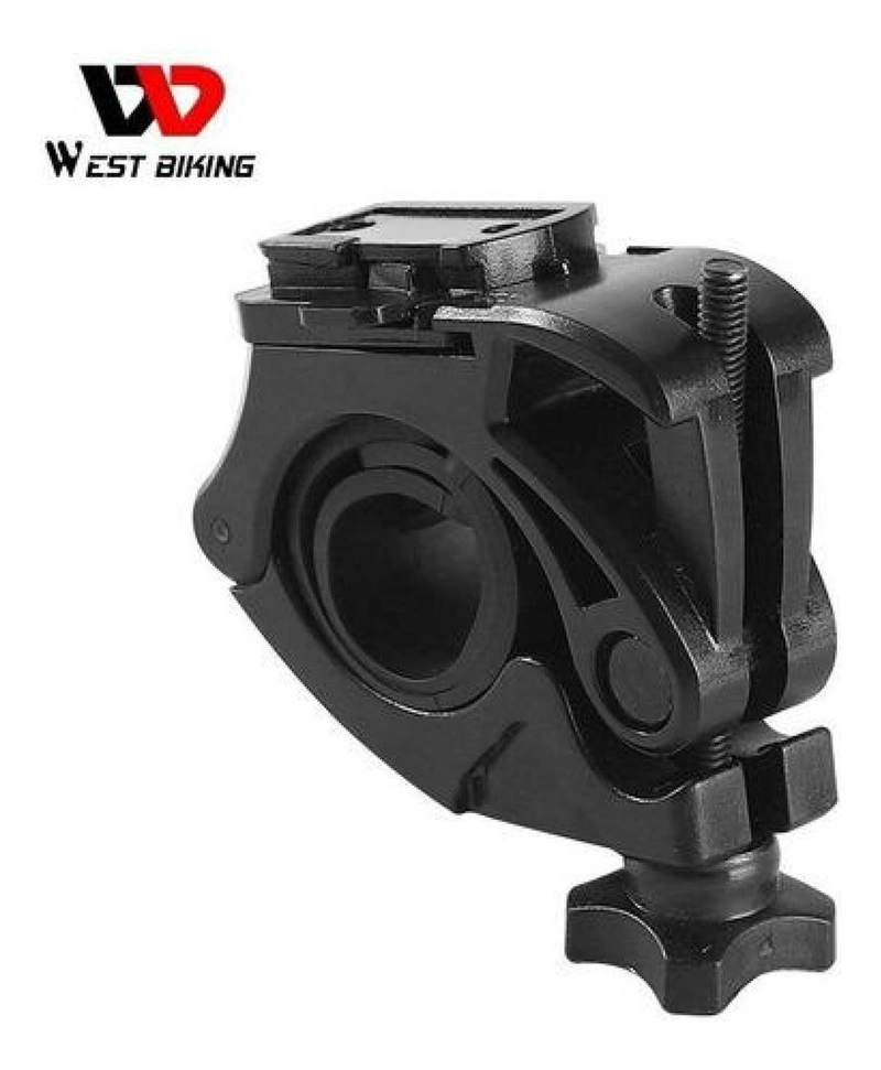 SOPORTE WEST BIKING MACHO LUZ BICICLETA AL MANILLAR REPUESTO FOCO - 3