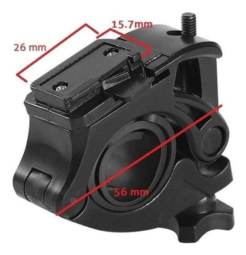 SOPORTE WEST BIKING MACHO LUZ BICICLETA AL MANILLAR REPUESTO FOCO - 6