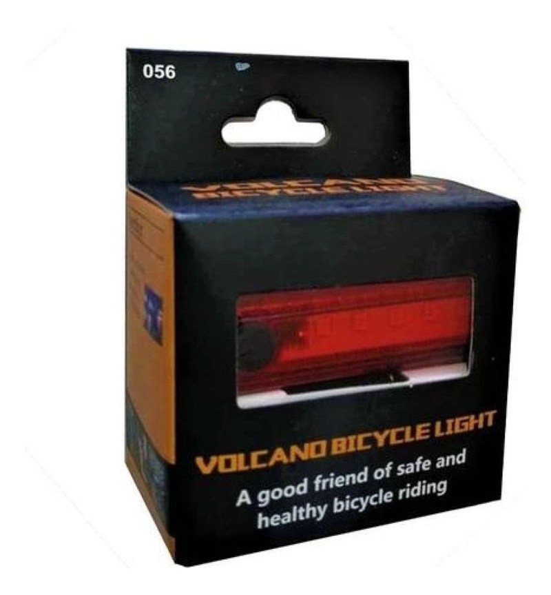 LUZ BRILLANTE ROJA PARA BICICLETA, TRASERA USB MULTICOLOR - 6