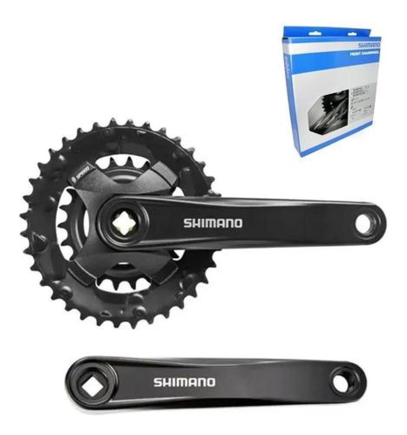VOLANTE Y BIELA SHIMANO 2X9 VEL. 36-22 TT FC-MT101-2 MTB - 1