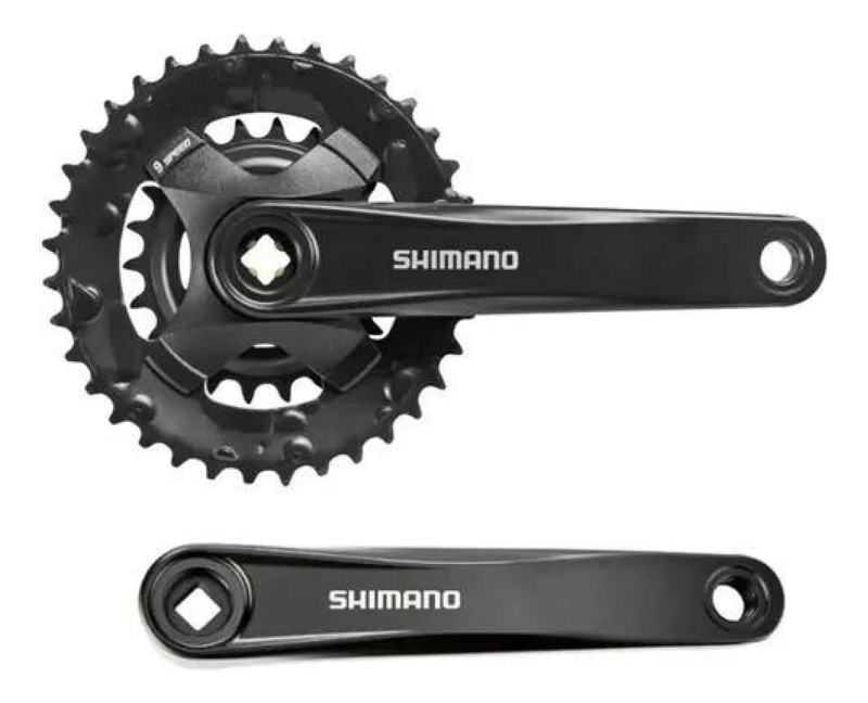 VOLANTE Y BIELA SHIMANO 2X9 VEL. 36-22 TT FC-MT101-2 MTB - 2
