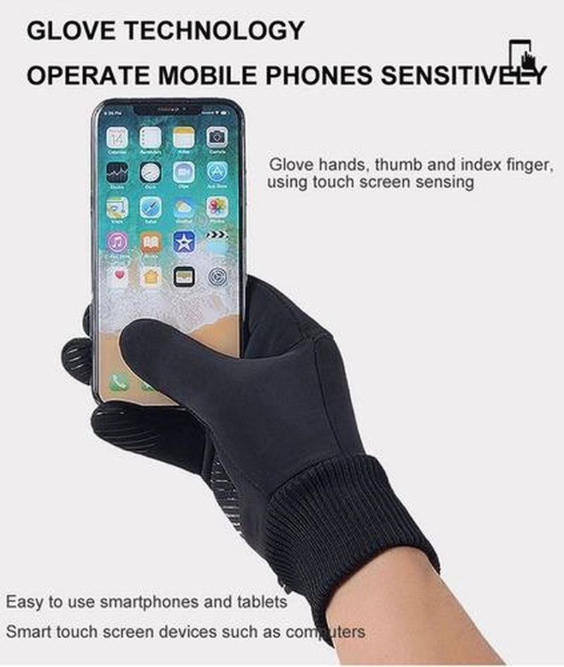 GUANTES TÉRMICOS RESISTENTES AL VIENTO DEPORTIVO Y CASUAL - 4