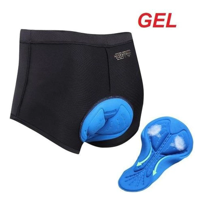 CALZA CICLISMO UNISEX GEL SHORT ROPA INTERIOR ACOLCHADA - 2