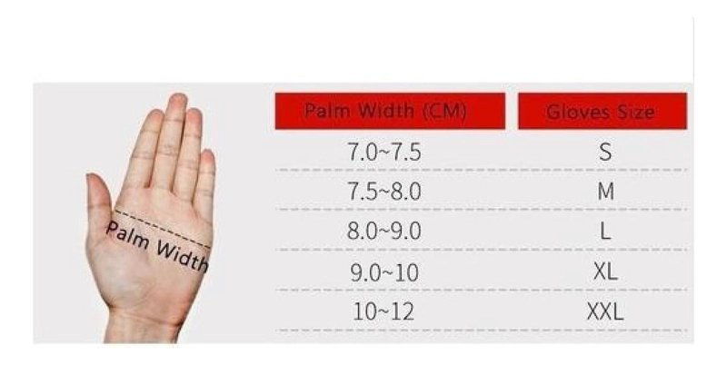 GUANTES ROCKBROS REFLECTANTES DEDO CORTO MTB RUTA BICICLETA - 8