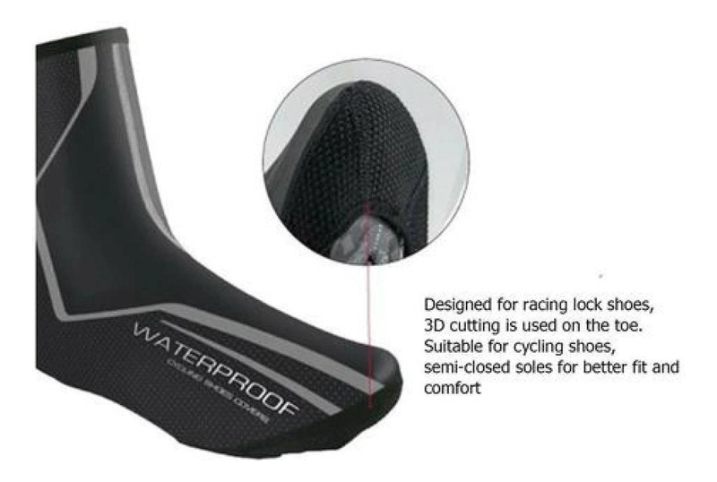 CUBREZAPATO LIXADA TÉRMICO IMPERMEABLE A PRUEBA DE VIENTO BICICLETA - 5