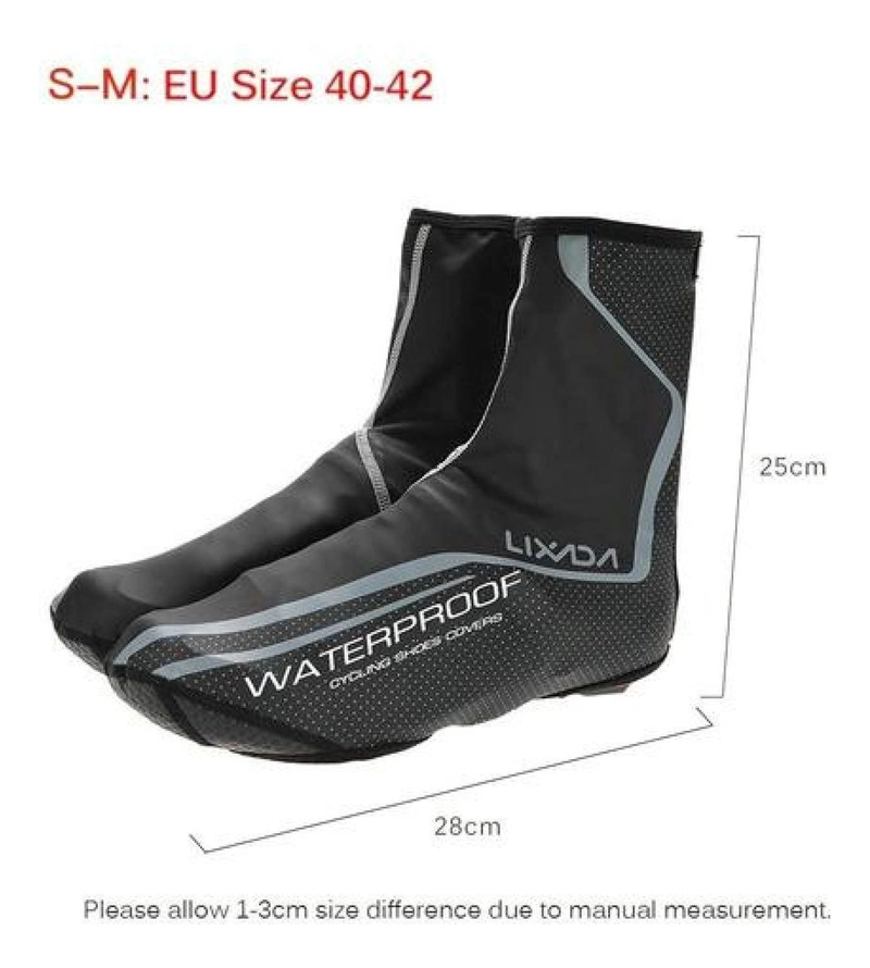 CUBREZAPATO LIXADA TÉRMICO IMPERMEABLE A PRUEBA DE VIENTO BICICLETA - 8