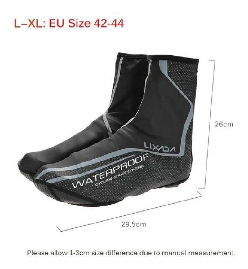 CUBREZAPATO LIXADA TÉRMICO IMPERMEABLE A PRUEBA DE VIENTO BICICLETA - 9