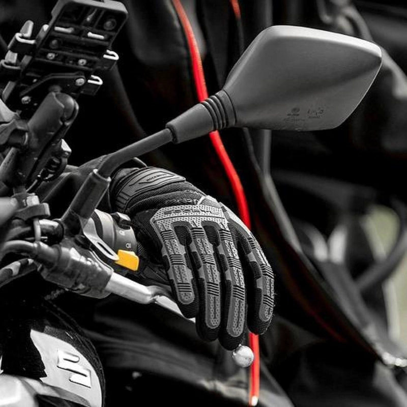 GUANTES ROCKBROS CON PROTECCIÓN MOTO BICICLETA ENDURO DH - 8