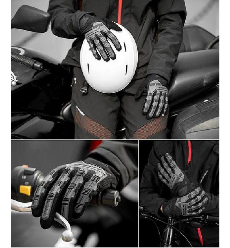 GUANTES ROCKBROS CON PROTECCIÓN MOTO BICICLETA ENDURO DH - 9