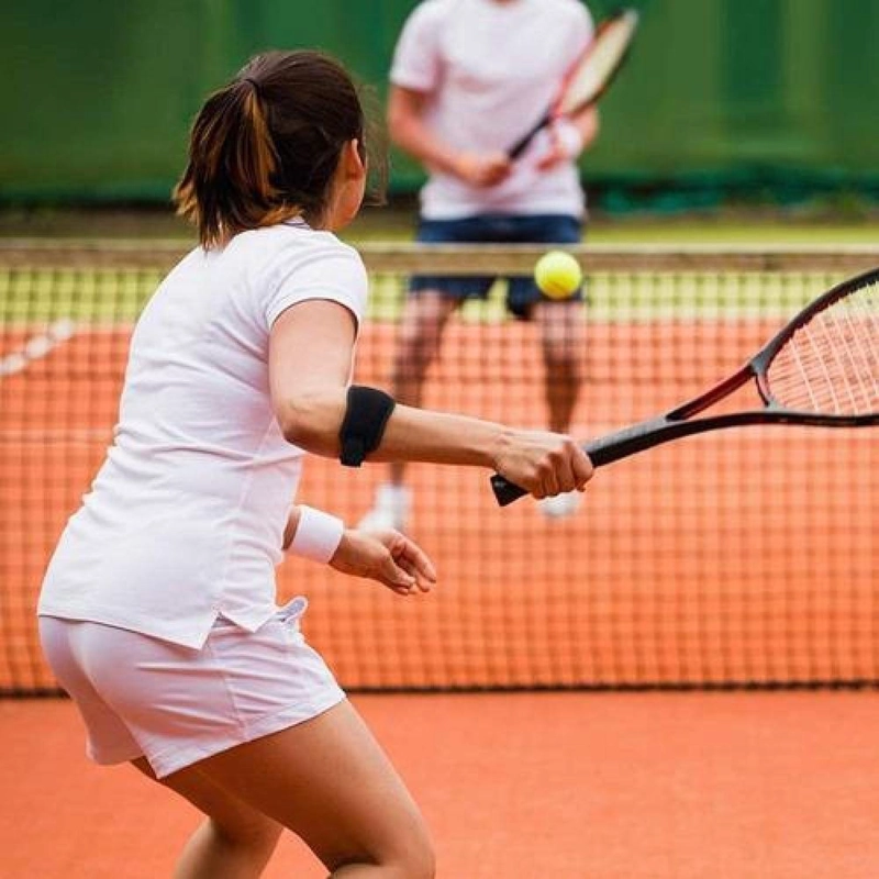 SOPORTE CODO EPICONDILITIS TENDINITIS DEPORTIVO DOLOR CODERA NEGRO - 7