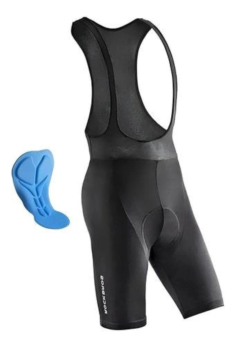 CALZA DE CICLISMO ROCKBROS ACOLCHADA CON TIRANTES, BICICLETA - 2