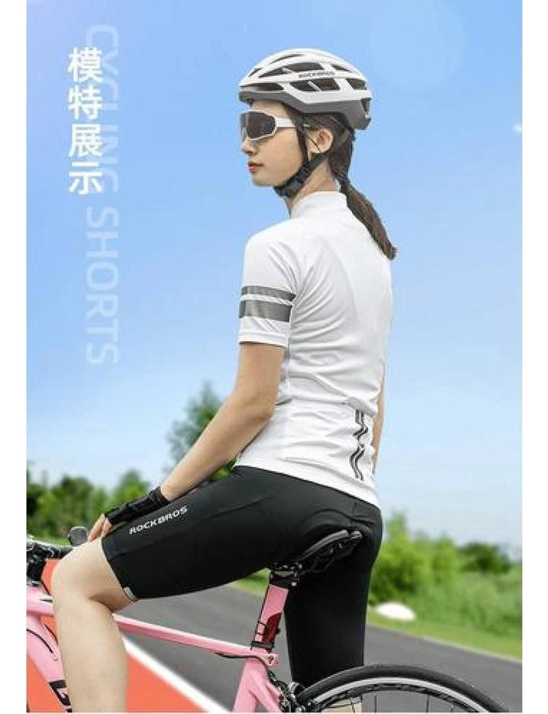 CALZA DE CICLISMO ROCKBROS ACOLCHADA CON TIRANTES, BICICLETA - 7