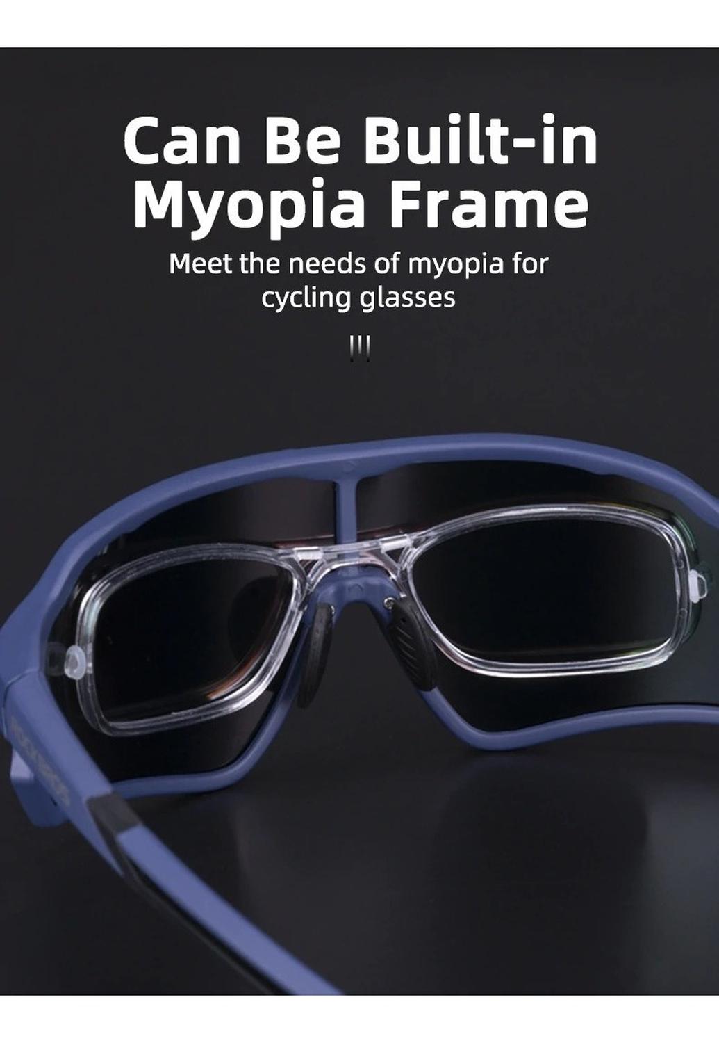 LENTES ROCKBROS ORIGINALES, BICICLETA Y DEPORTES OUTDOOR AZUL - 3
