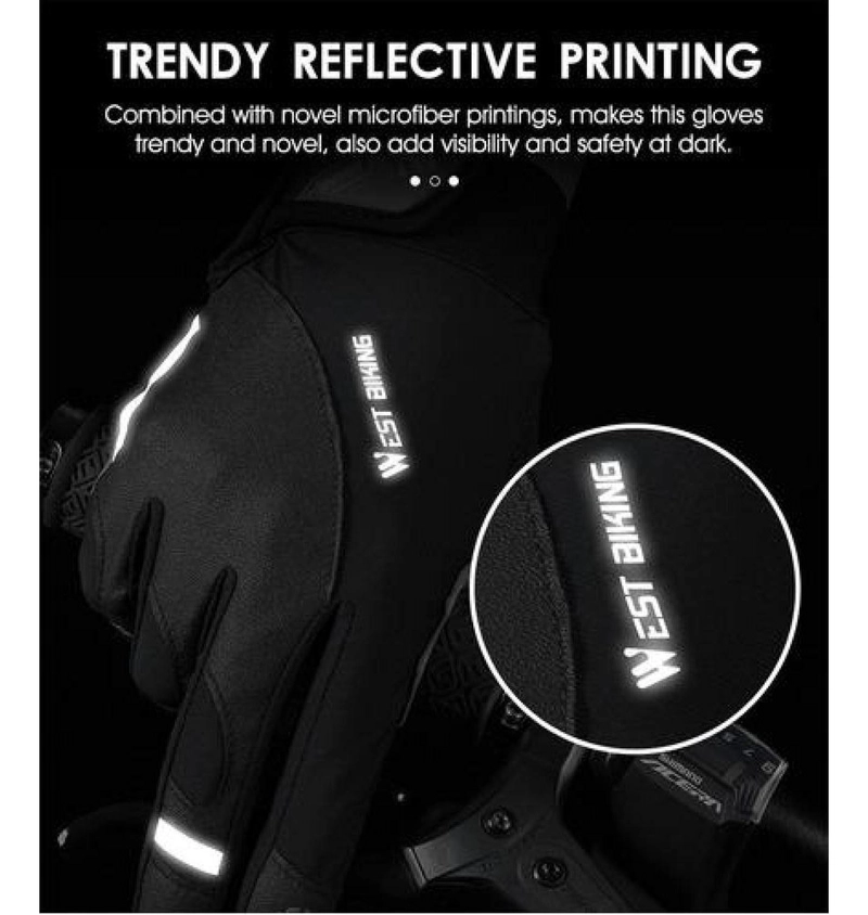 GUANTES WEST BIKING MTB Y RUTA DEDO LARGO BICICLETA - 5