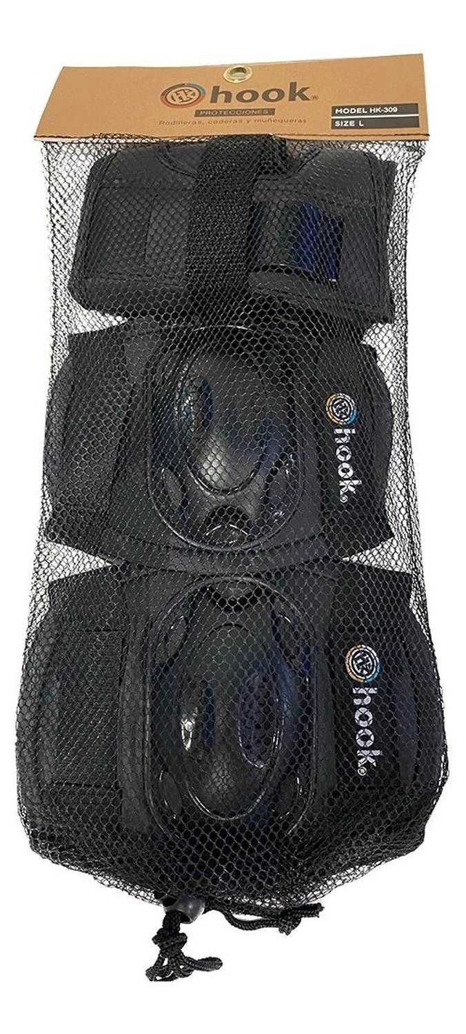 SET PROTECCIONES HOOK 405 CODERA RODILLERA MUÑEQUERA M - 3