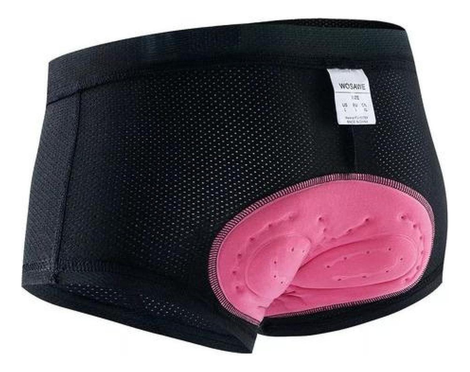 CALZA DE CICLISMO GEL, SHORT ROPA INTERIOR ACOLCHADA MUJER - 1