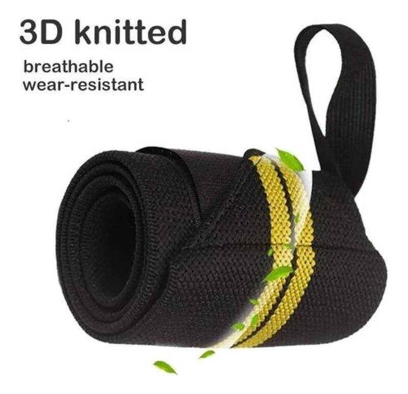 MUÑEQUERA STRAPS PARA LEVANTAMIENTO DE PESAS GYM FITNESS - 2