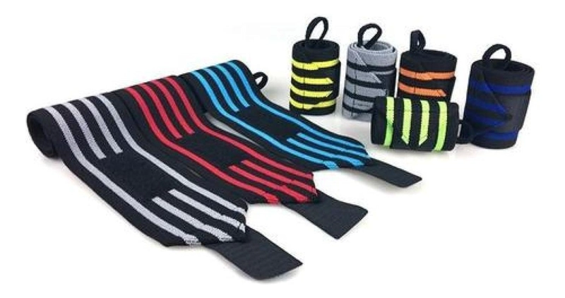 MUÑEQUERA STRAPS PARA LEVANTAMIENTO DE PESAS GYM FITNESS - 7