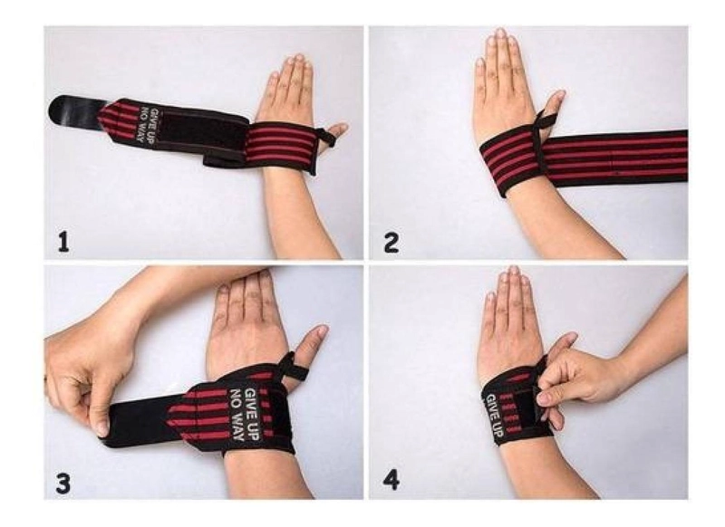 MUÑEQUERA STRAPS PARA LEVANTAMIENTO DE PESAS GYM FITNESS - 8