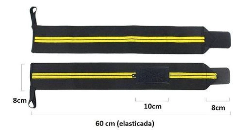 MUÑEQUERA STRAPS PARA LEVANTAMIENTO DE PESAS GYM FITNESS - 9