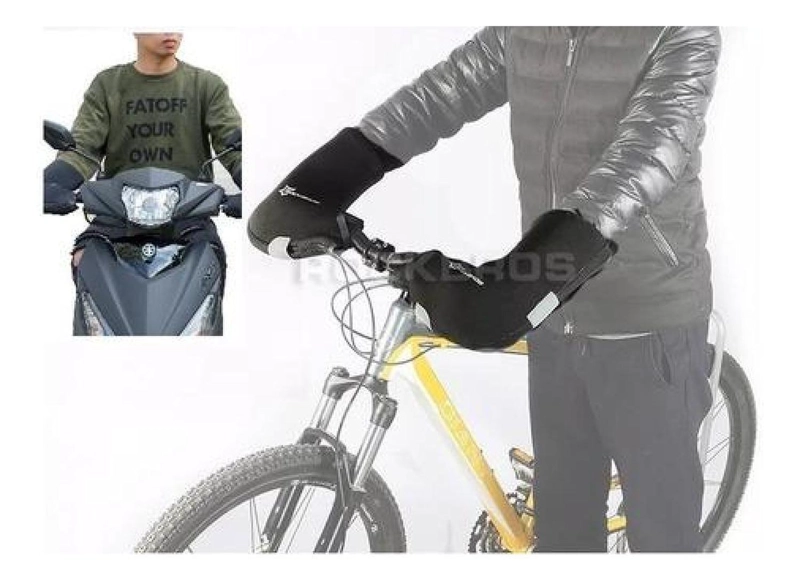 CUBREPUÑO MANOPLAS MANILLAR DE MOTO Y BICICLETA NEOPRENO - 2