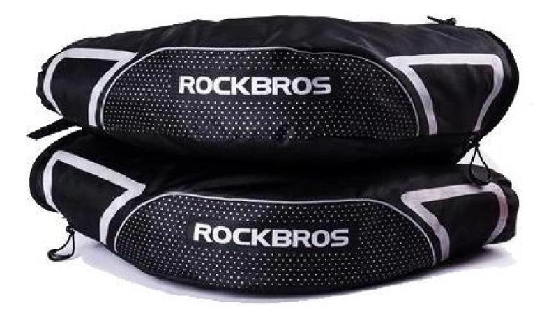 CUBREPUÑO MANOPLAS MANILLAR DE MOTO Y BICICLETA IMPERMEABLE NEGRO - 4