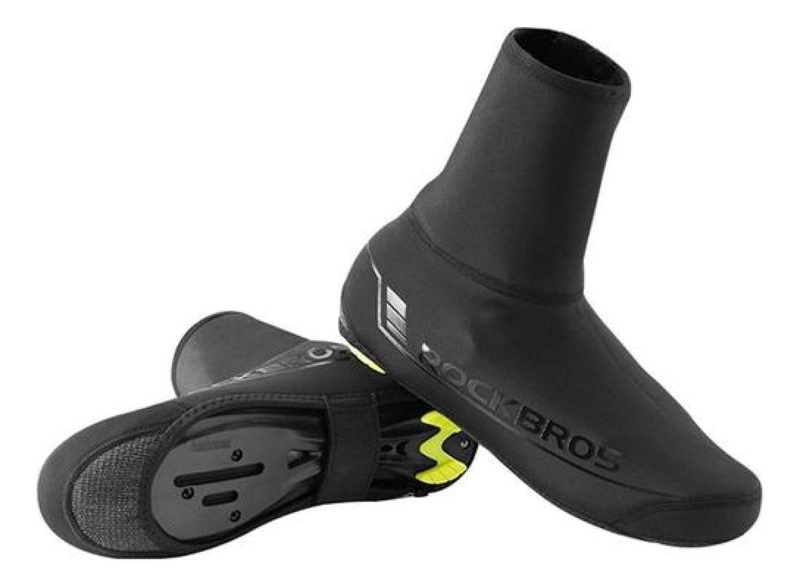 CUBREZAPATO ROCKBROS TERMICO IMPERMEABLE WINDPROOF BICICLETA Negro M