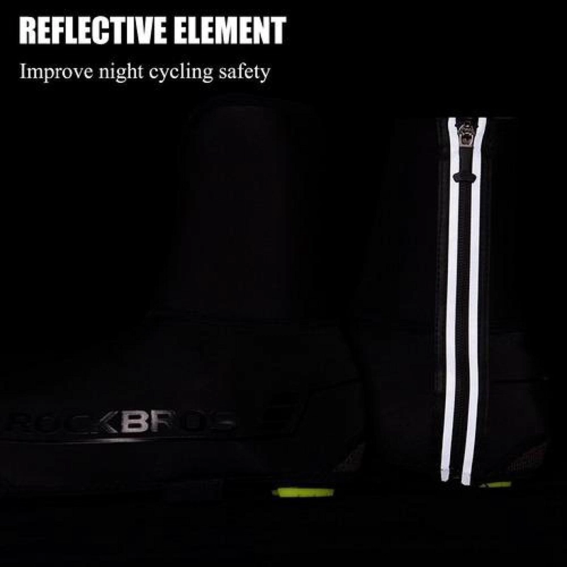 CUBREZAPATO ROCKBROS TERMICO IMPERMEABLE WINDPROOF BICICLETA - 3