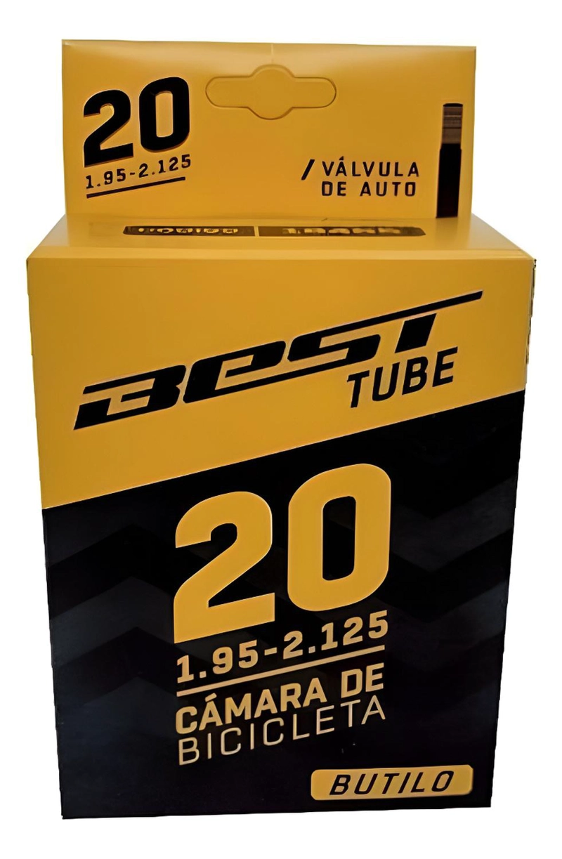 CAMARA BICICLETA BUTILO BEST 20 (1.95-2.125) V/AUTO 48MM SCHRADER - 1