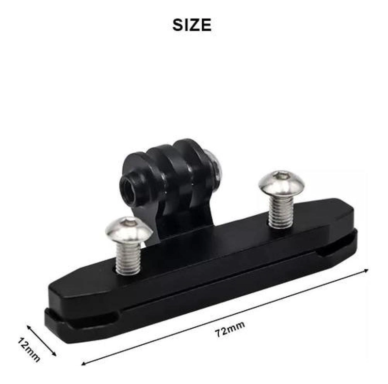 SOPORTE DE GOPRO PARA SILLIN DE BICICLETA Y OTROS OBJETOS MULTICOLOR - 7