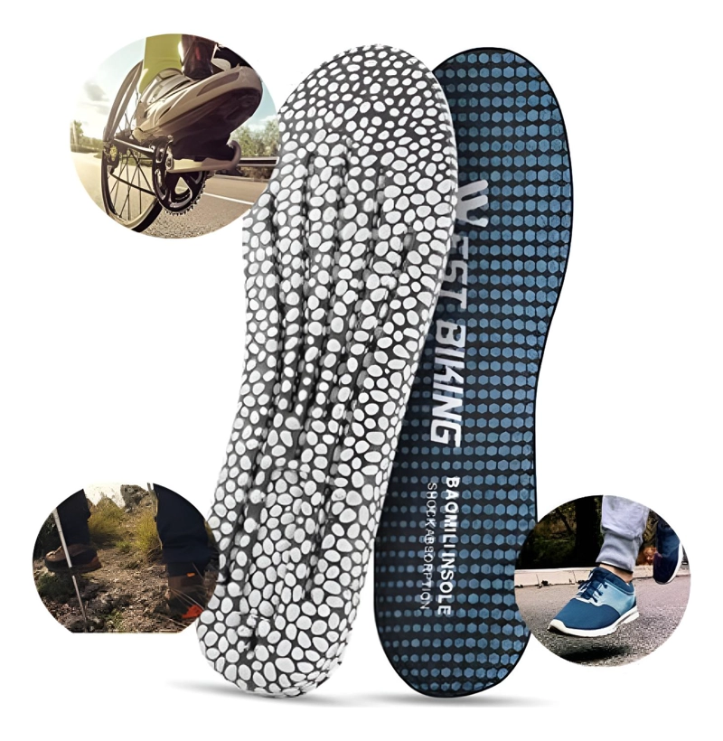 PLANTILLAS SPORT TRANSPIRABLES ALTO IMPACTO CICLISMO RUNNING 39-40 AS / 40 EUR: 25.2 CM - 1