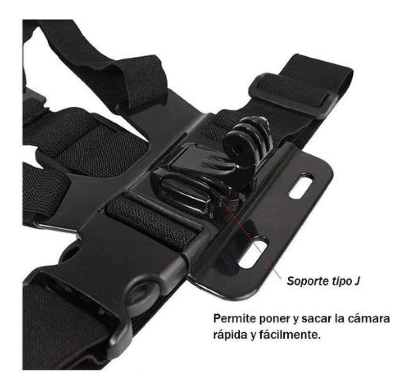 ARNES DE PECHO 2 EN 1 PARA GOPRO Y CELULAR CÁMARA DE ACCIÓN - 4