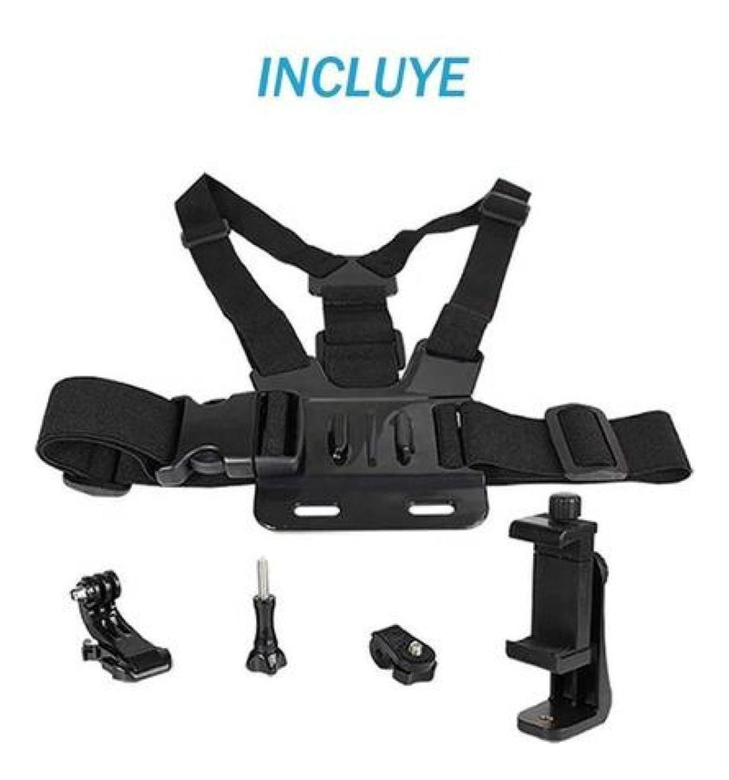 ARNES DE PECHO 2 EN 1 PARA GOPRO Y CELULAR CÁMARA DE ACCIÓN - 8