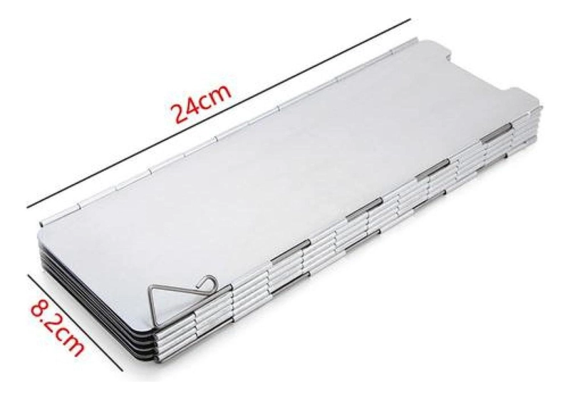 CUBRE VIENTO 24 X 85 CM ALUMINIO COCINILLA CAMPING - 2