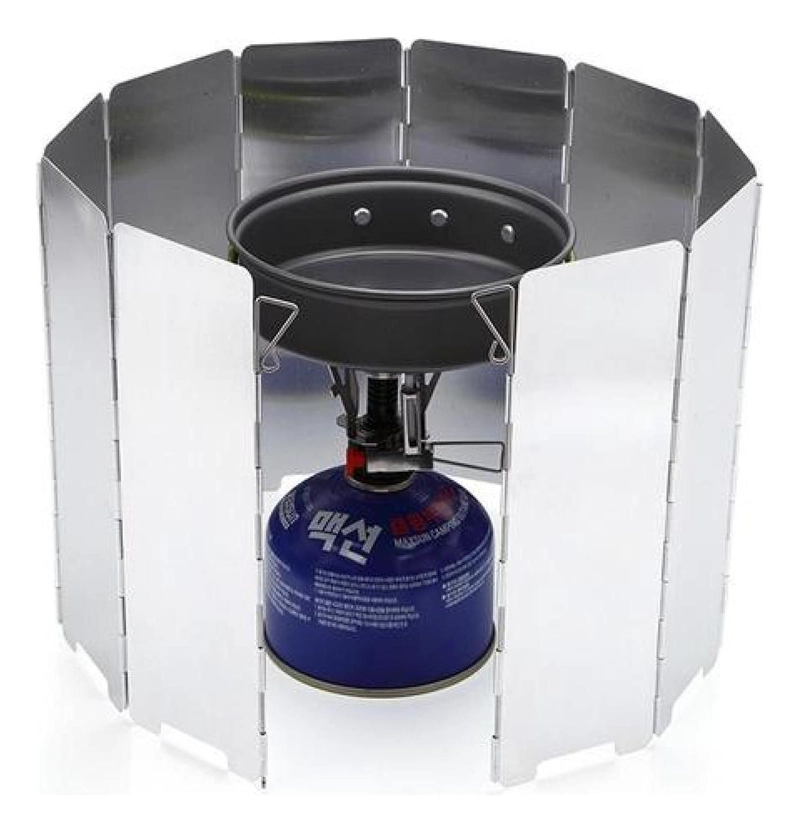 CUBRE VIENTO 24 X 85 CM ALUMINIO COCINILLA CAMPING - 4