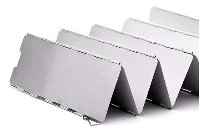 CUBRE VIENTO 13,5 X 63 CM ALUMINIO COCINILLA CAMPING - 7