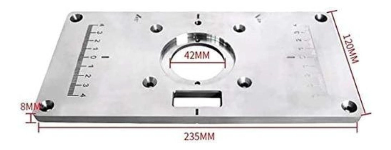 PLACA DE INSERCION ROUTER PARA MESA FRESADORA MULTIFUNCION - 5