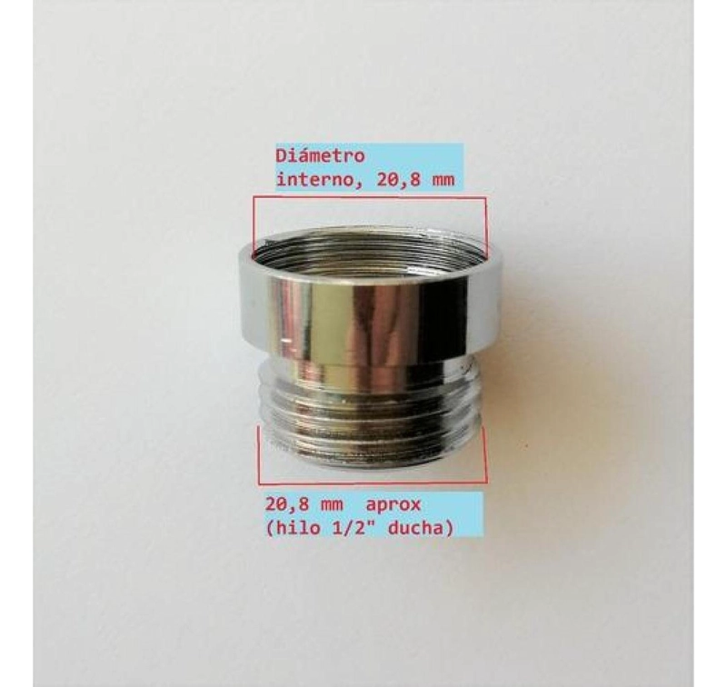 CONECTOR DUCHA A LLAVE LAVAPLATOS LAVAMANOS TINA ADAPTADOR - 3