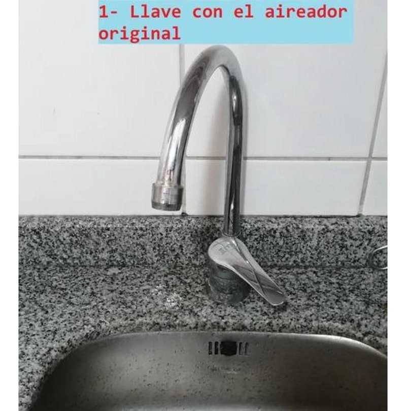CONECTOR DUCHA A LLAVE LAVAPLATOS LAVAMANOS TINA ADAPTADOR - 4