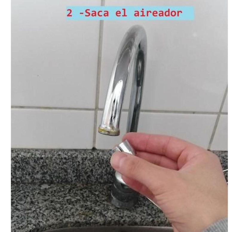 CONECTOR DUCHA A LLAVE LAVAPLATOS LAVAMANOS TINA ADAPTADOR - 5